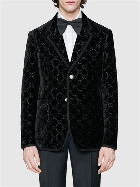 gucci palma gg velvet jacket|Gucci Livermore Outlet.